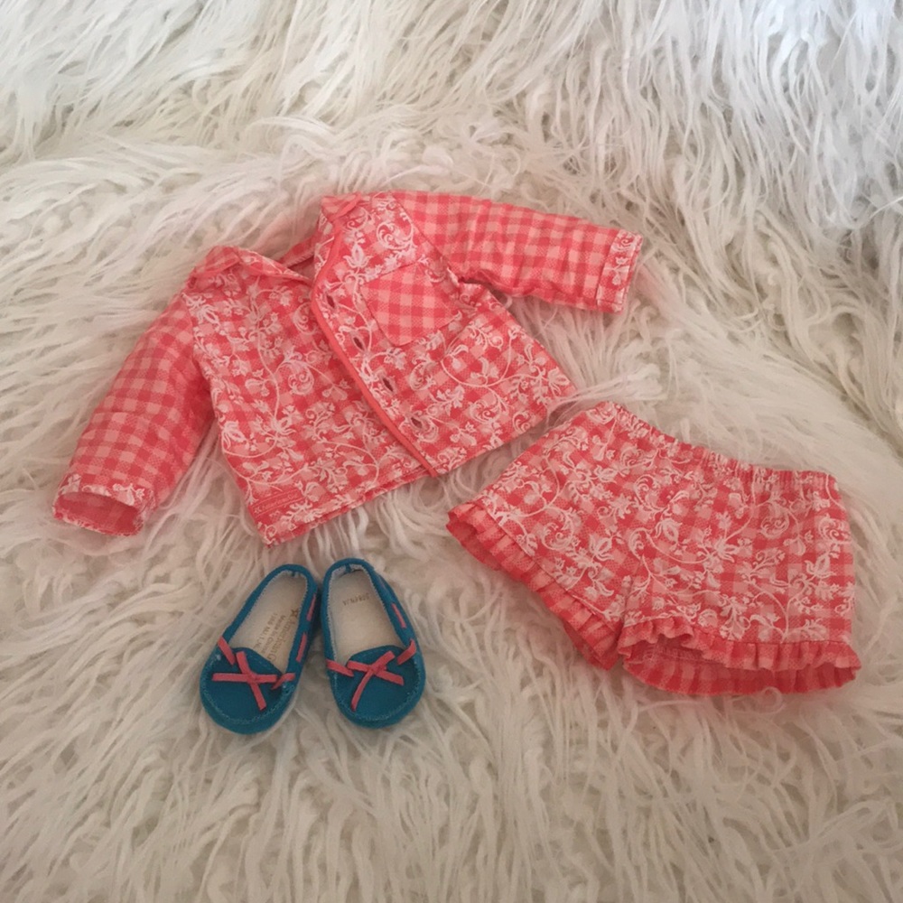 American Girl Doll Tenney Pajama set